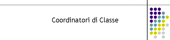 Coordinatori di Classe