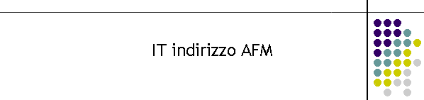 IT indirizzo AFM